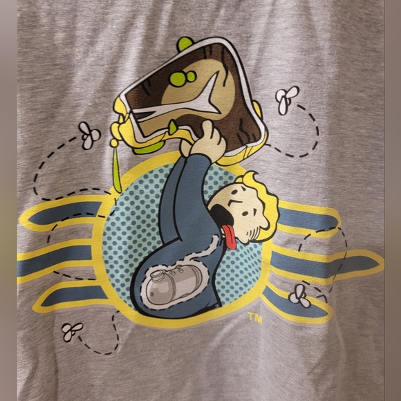 NEW Fallout T-Shirt Mens Sz 2XL Bethesda Crate Mystery Meat Video Game - Picture 1 of 7